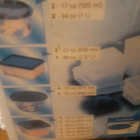 Fresh Seal 60 Piece Container Set (New in Box) - Picture 2 of 4